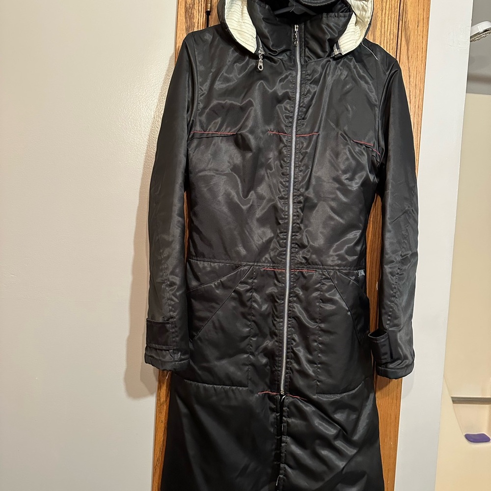 Black Women's Jacket with Hood